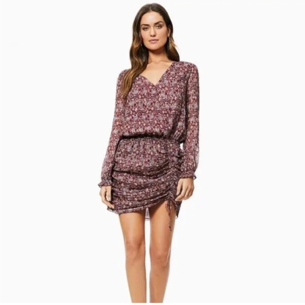 Ramy Brook Vina mini dress ruched NWT M